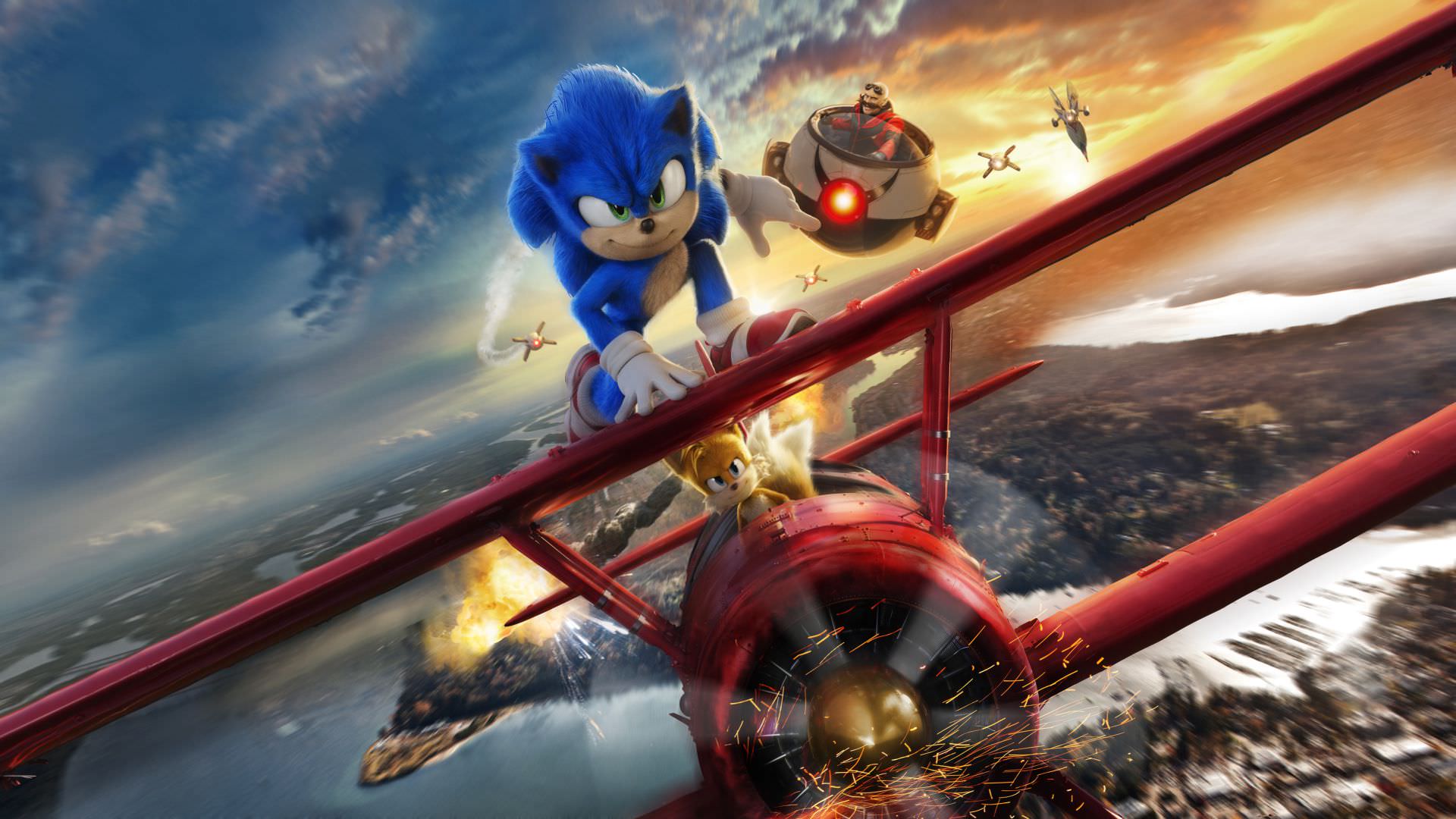 نسخه عریض پوستر رسمی فیلم Sonic the Hedgehog 2  بهترین فیلم های کمدی ۲۰۲۴ | ۲۰ اثر خنده‌دار + امتیاز IMDB
