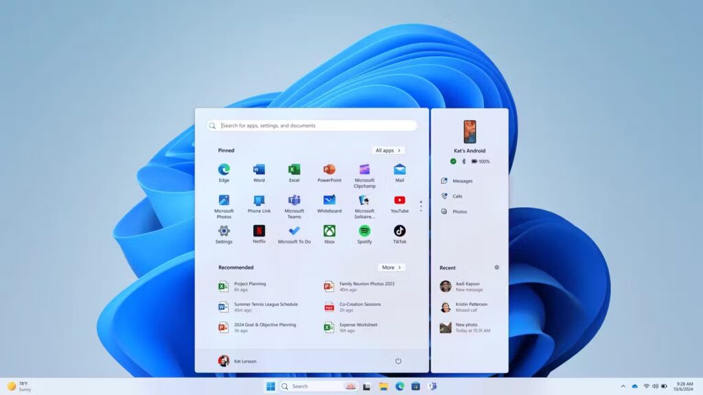 مایکروسافت و اندروید دسترسی به پیام‌ها و نوتیفیکیشن‌های گوشی‌های اندرویدی در ویندوز 11 ایتی مایتی