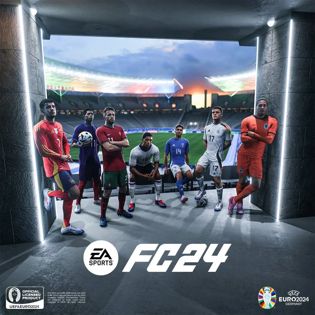 پوستر آپدیت یورو ۲۴ در بازی EA Sports FC 24 آپدیت جدید و رایگان یورو ۲۴ بازی EA Sports FC 24  ایتی مایتی ایتی مایتی