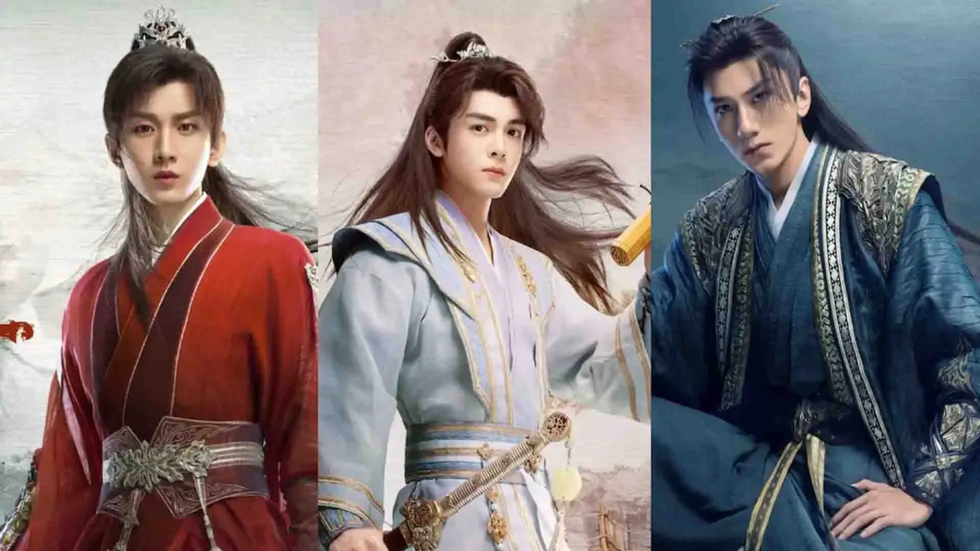 سه بازیگر اصلی سریال Mysterious Lotus Casebook در کنار هم ۳۰ تا از بهترین سریال های چینی بهمراه امتیاز IMDB ایتی مایتی