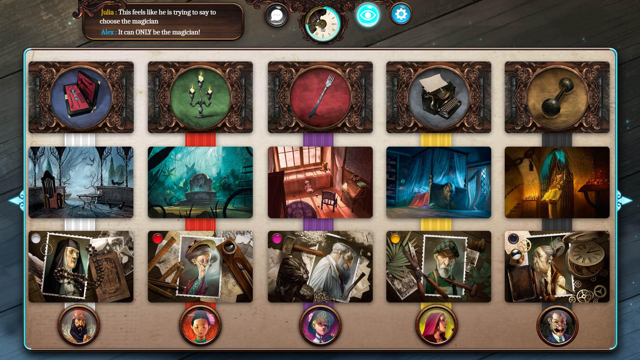 بازی Mysterium: A Psychic Clue Game - راز 20 تا از بهترین بازی های رومیزی اندروید ایتی مایتی