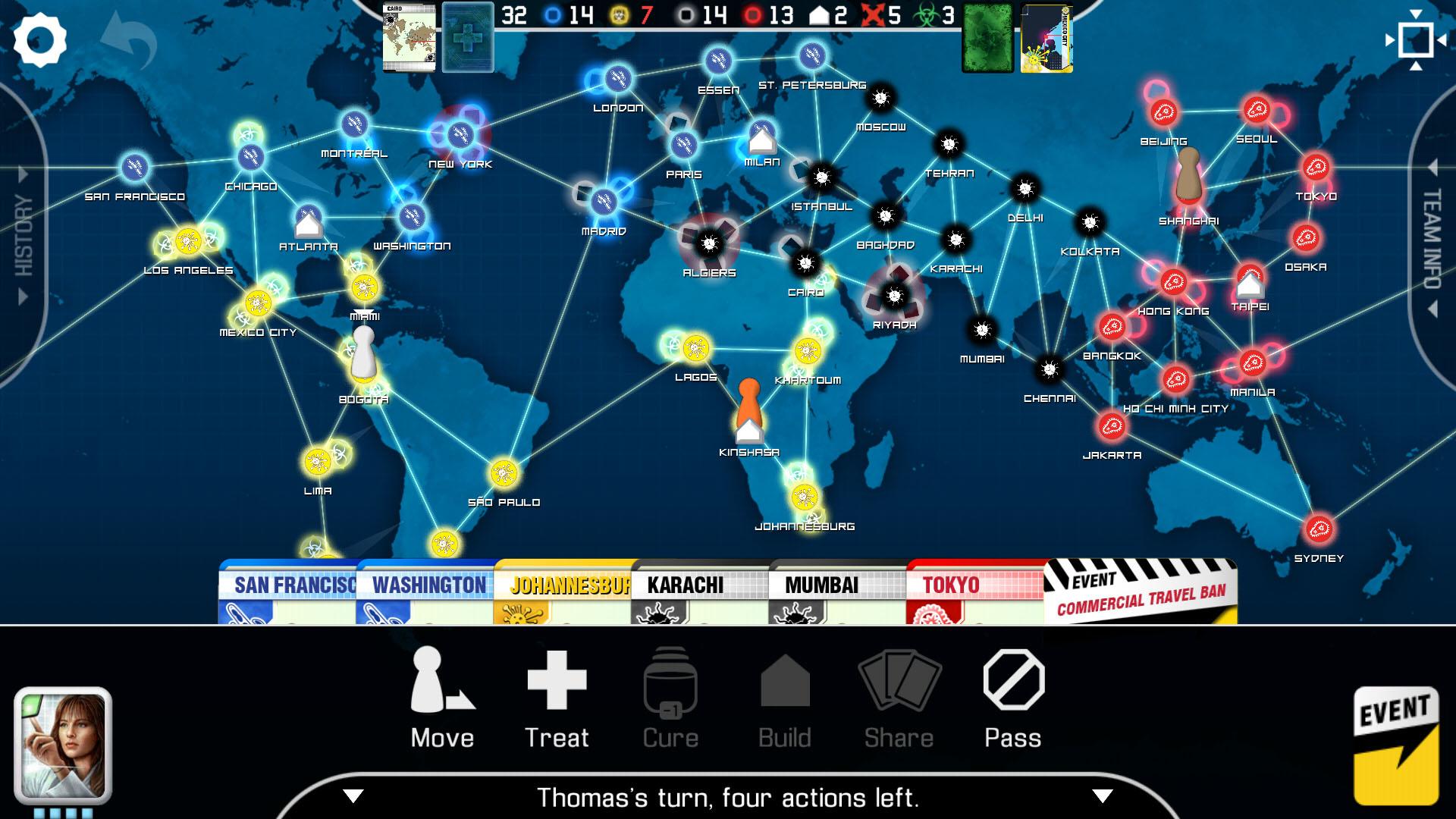 بازی Pandemic 20 تا از بهترین بازی های رومیزی اندروید ایتی مایتی