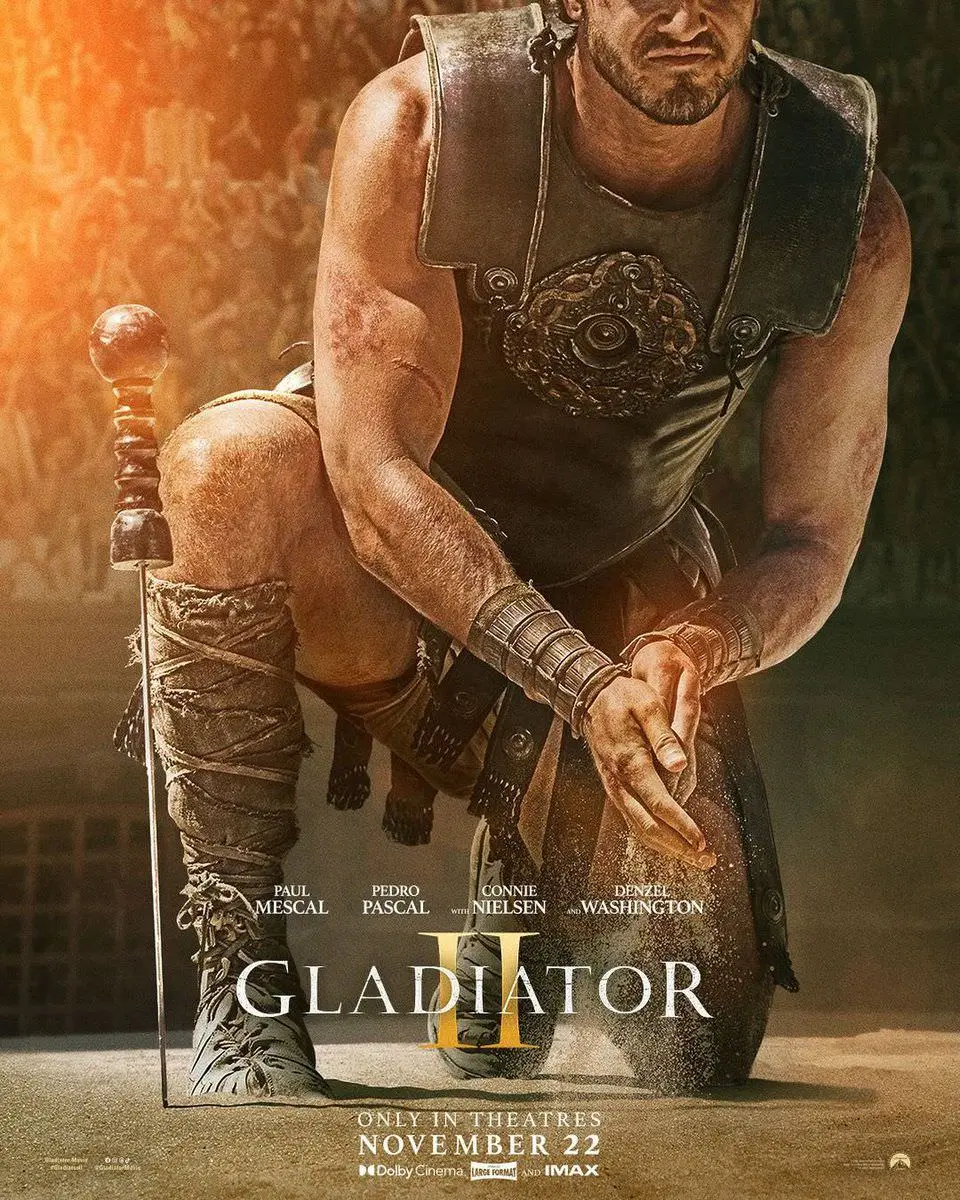 انتشار اولین پوستر فیلم Gladiator 2 ایتی مایتی